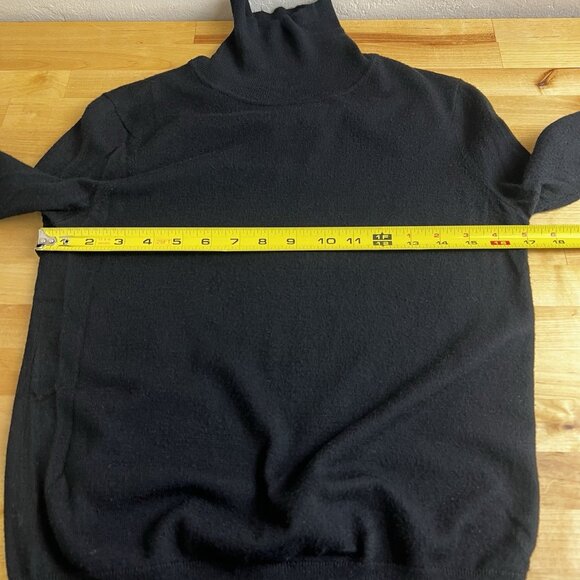 AYR Sweater Turtleneck Black Knit Viscose Blend Long Sleeve Women's Size XS - Picture 10 of 11